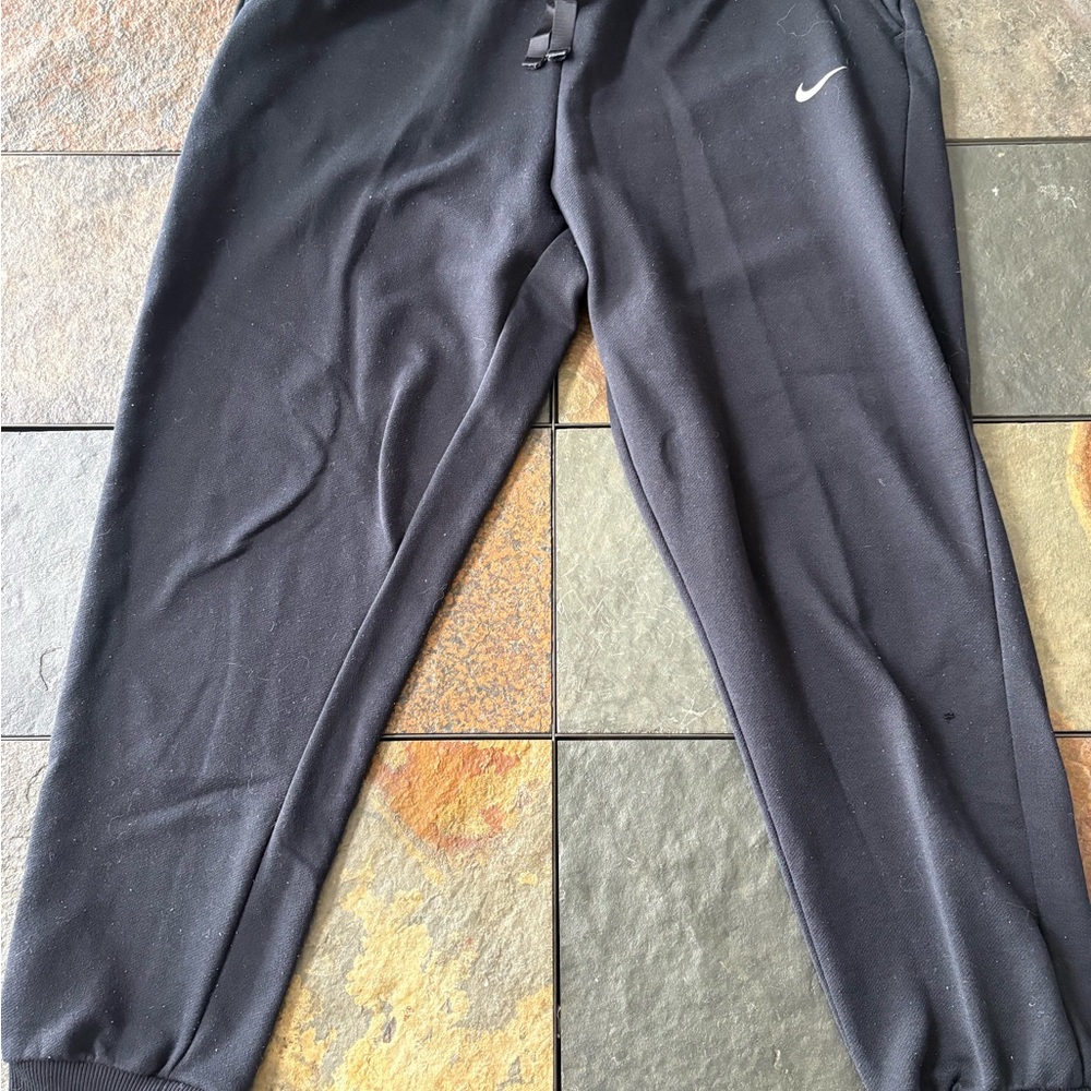 Nike Women’s Black Joggers with White Swoosh